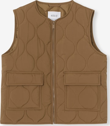 Envii Vest in Brown: front