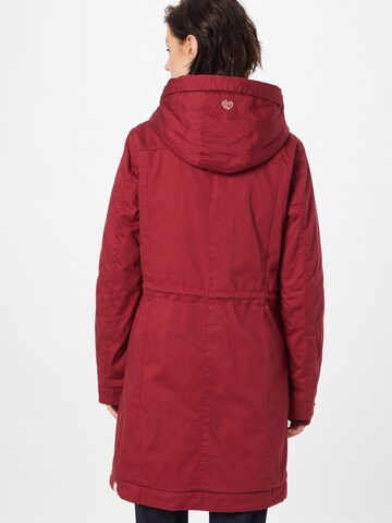 Parka mi-saison 'AURORIE' Ragwear en rouge