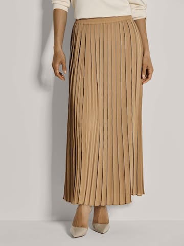 MADELEINE Rock in Beige: Vorderseite
