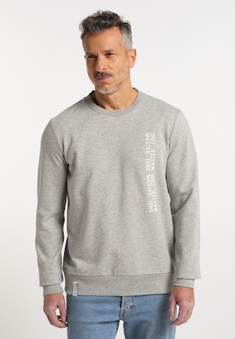 DreiMaster Maritim Sweatshirt in Grijs: voorkant