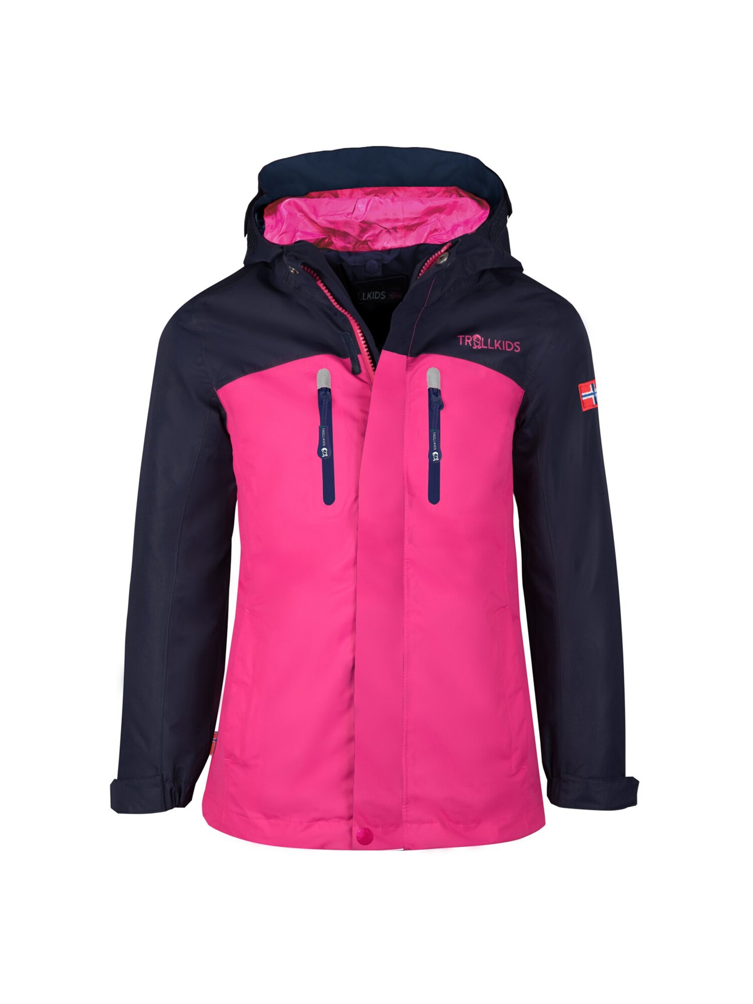TROLLKIDS Outdoor jacket 'Nusfjord' in Blue: front