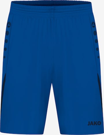 JAKO Regular Workout Pants 'Challenge' in Blue: front