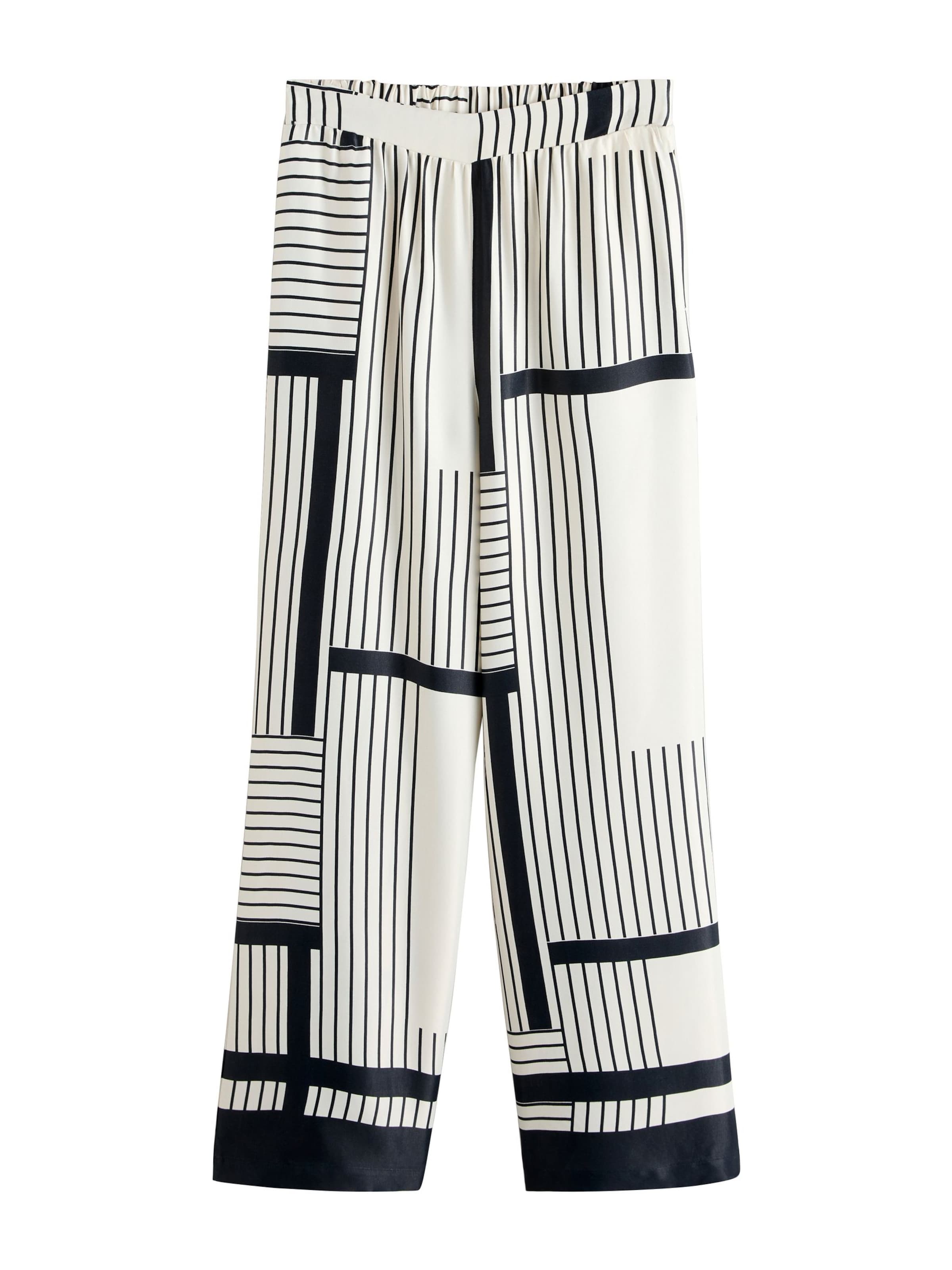Wide leg Pantaloni di Next in bianco: frontale