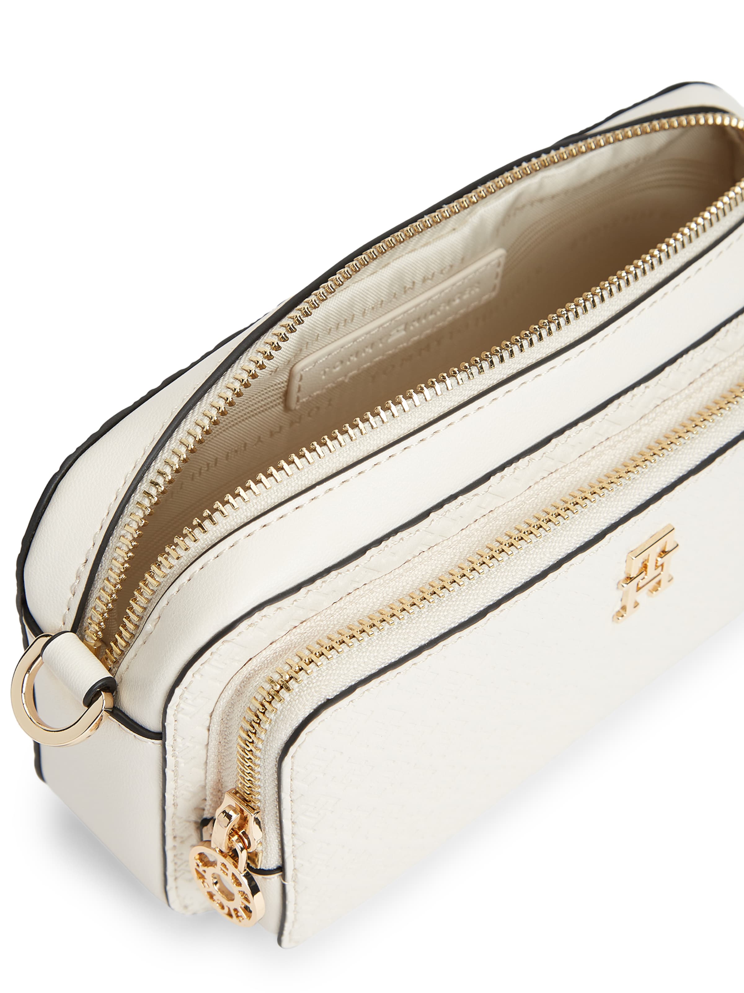 TOMMY HILFIGER Skuldertaske i beige