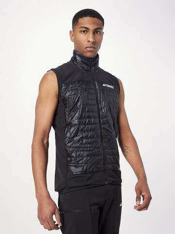 ADIDAS TERREX Sportbodywarmer 'Xperior Varilite' in Zwart: voorkant