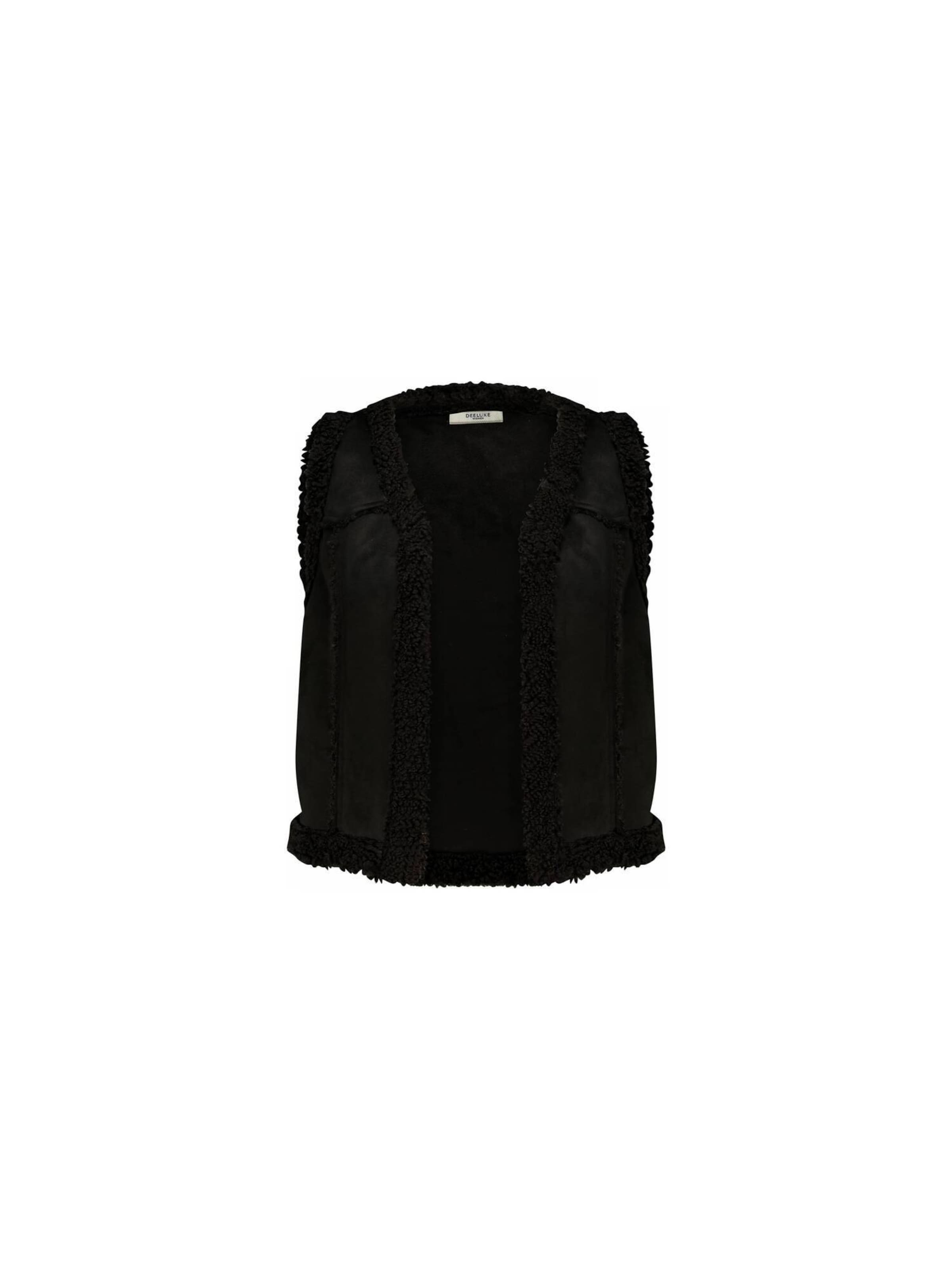 Deeluxe Bodywarmer 'SVANY' in Zwart: voorkant