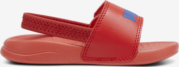 PUMA Beach & Pool Shoes 'Popcat 2' in Red