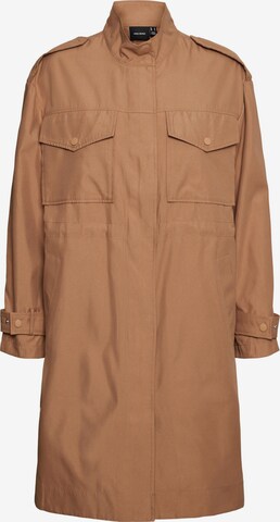 Manteau mi-saison VERO MODA en marron : devant