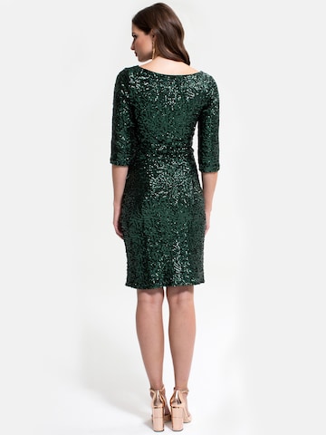 Robe de cocktail HotSquash en vert