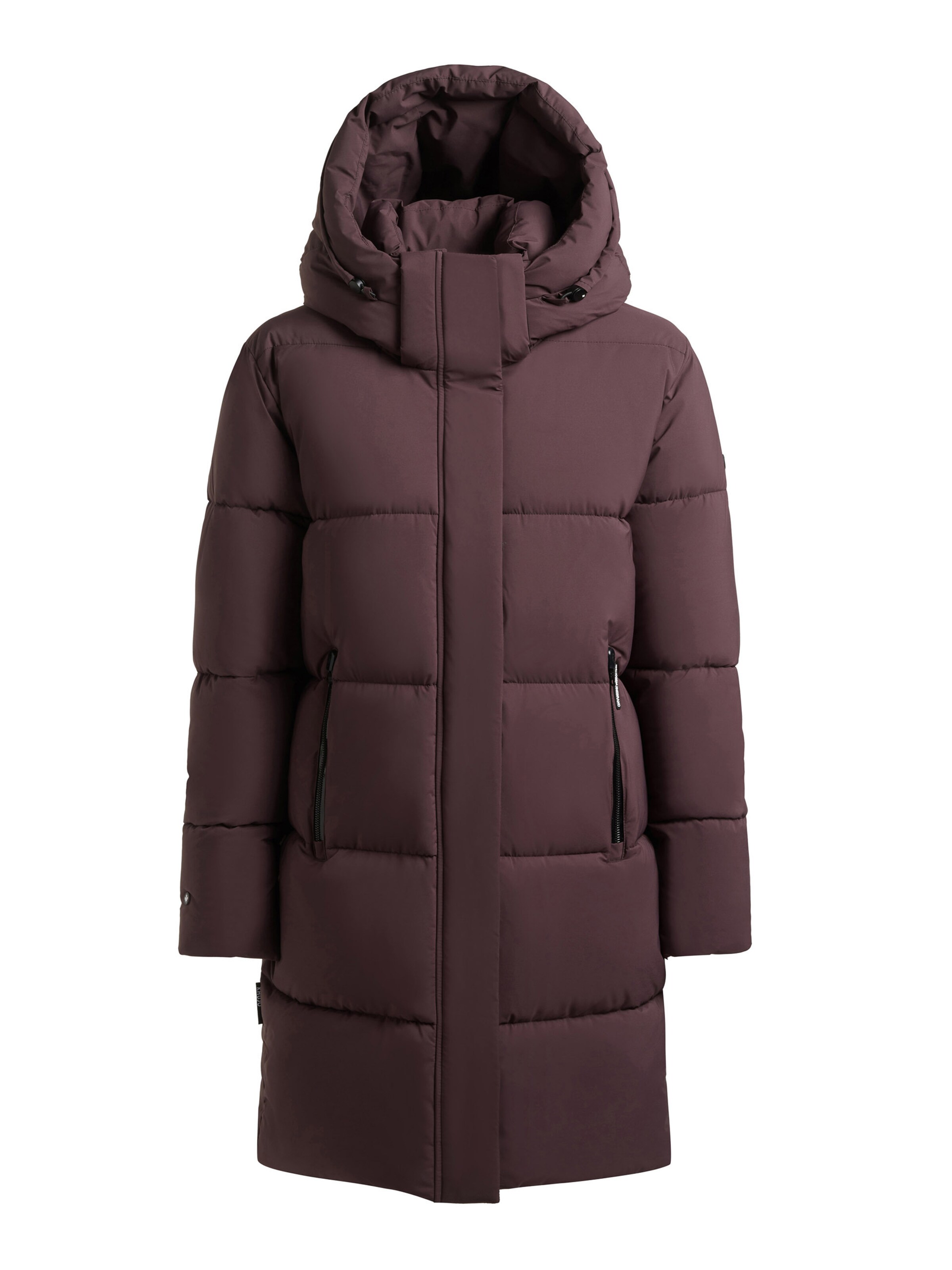 khujo Wintermantel 'Haya2' in Rood: voorkant
