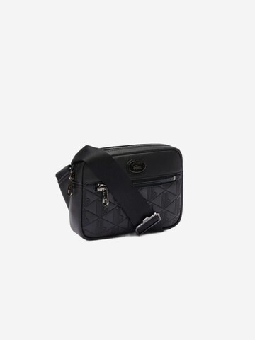 Borsa portadocumenti 'Lacoste Sacoche Reporter Monogramme' di LACOSTE in nero