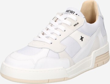 New Lab Sneakers 'BASKET' in White: front