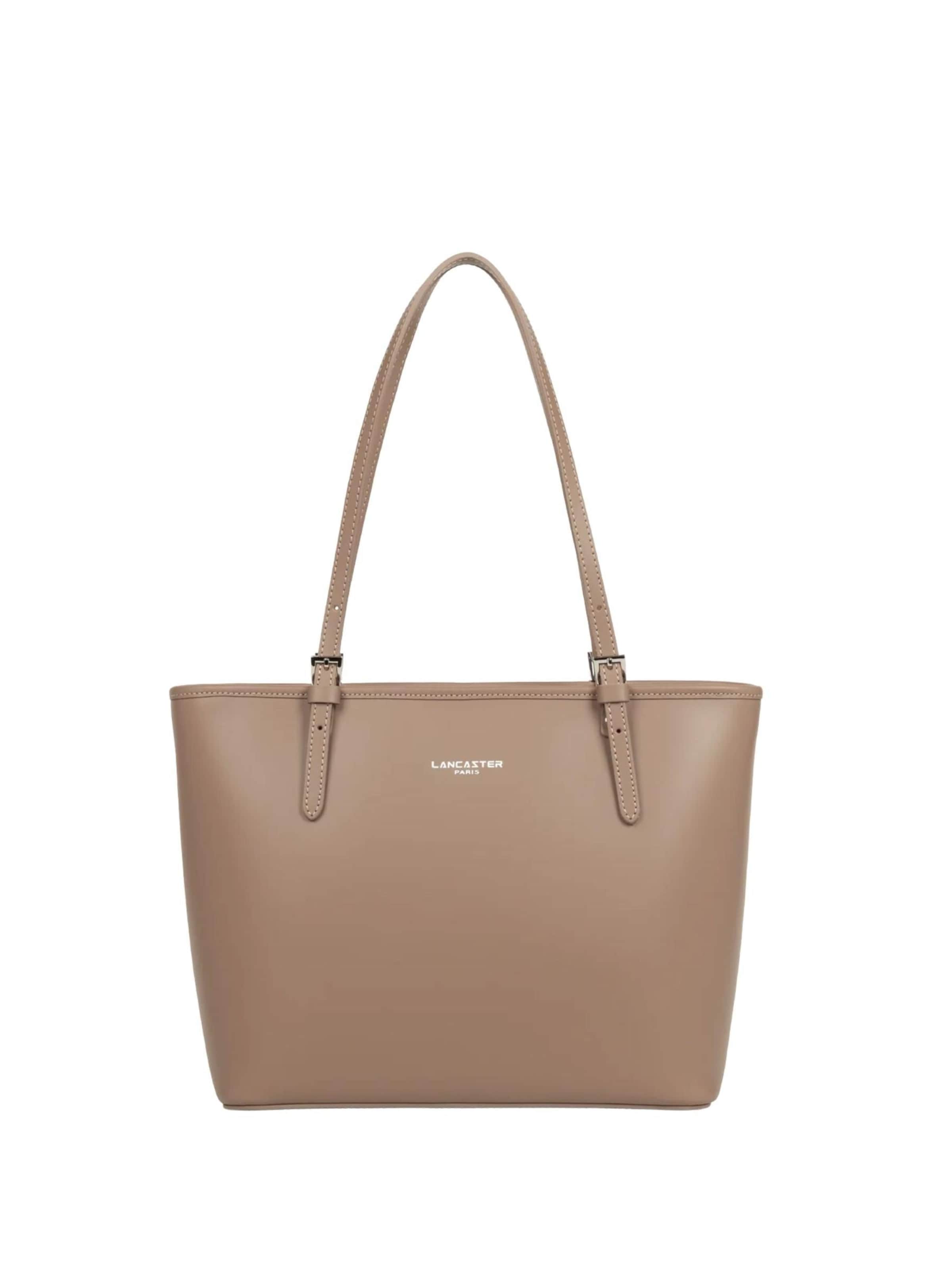 Cabas 'cabas épaule Zippée M Smooth 437-07 Praline' LANCASTER Paris en beige : devant