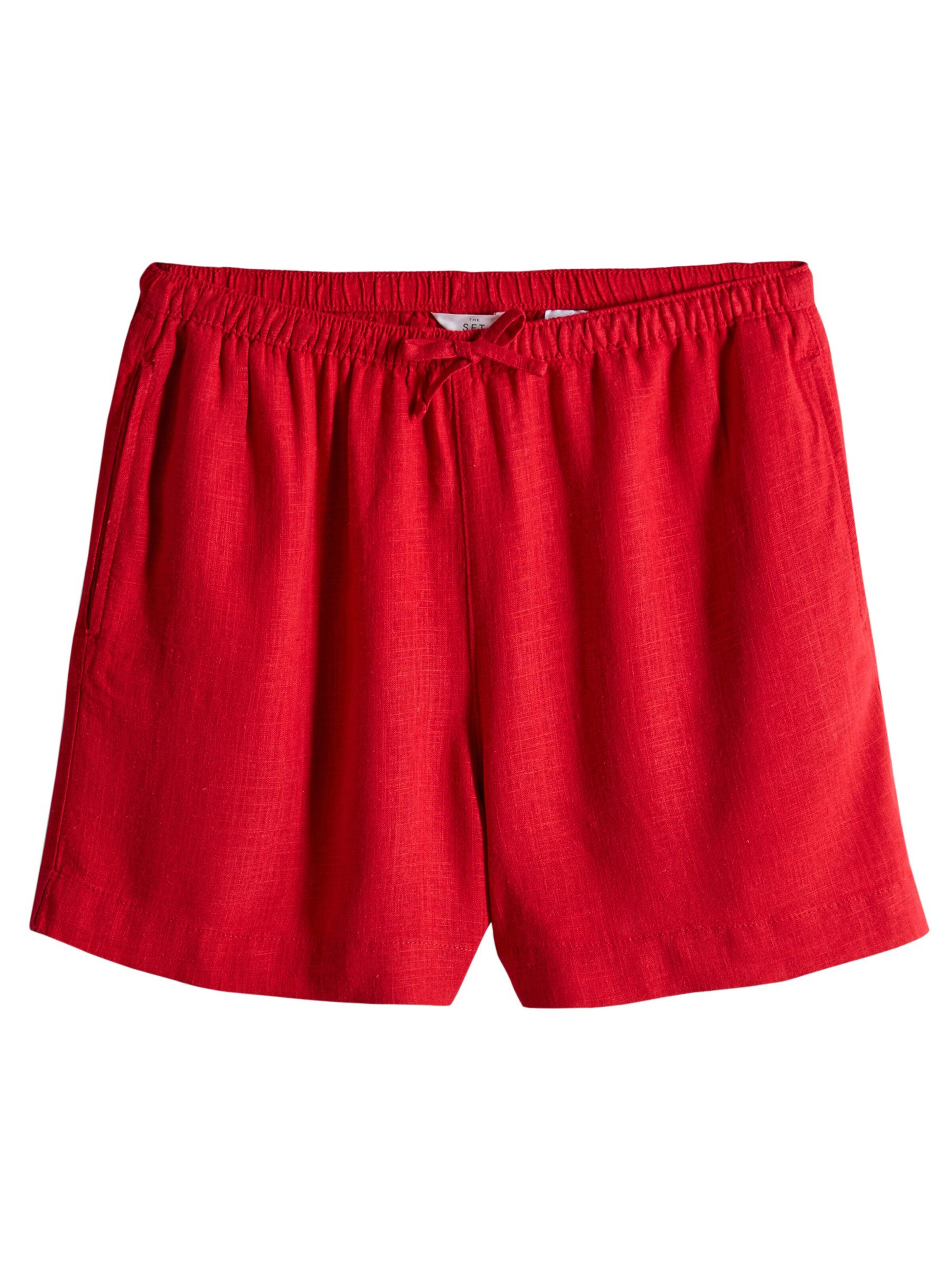The Set - Loosefit Calças em vermelho