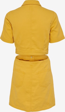 ONLY Košilové šaty – žlutá
