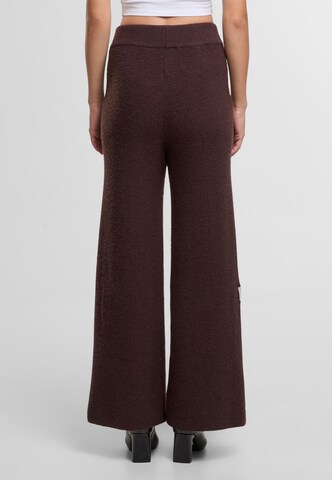 Another Cotton Lab Wide Leg Hose 'Another' in Braun