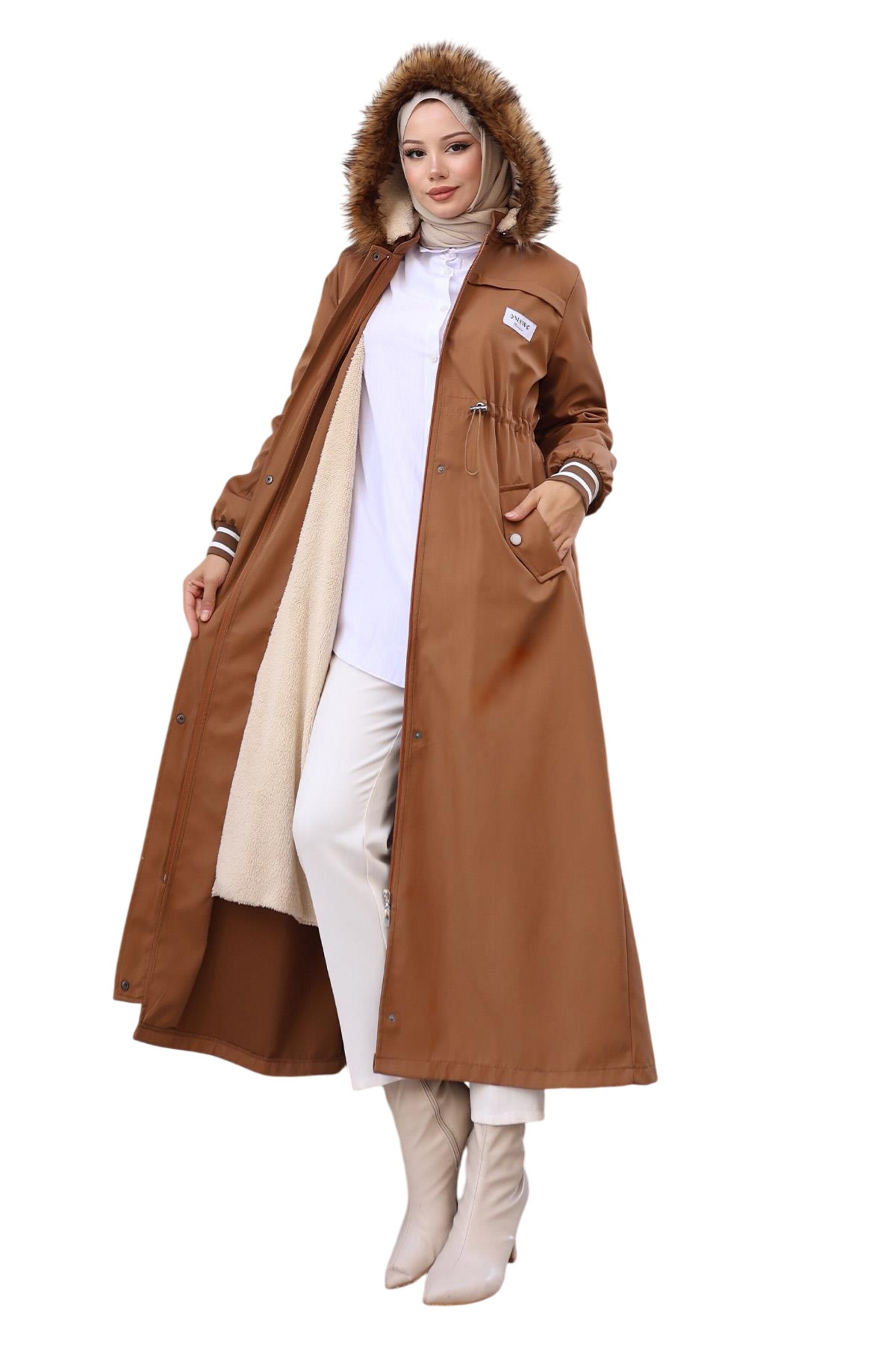 MODAMIHRAM Winter Parka in Brown