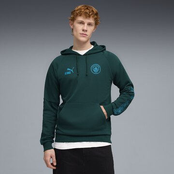 PUMA Sports sweatshirt 'Manchester City KING' in Green: front