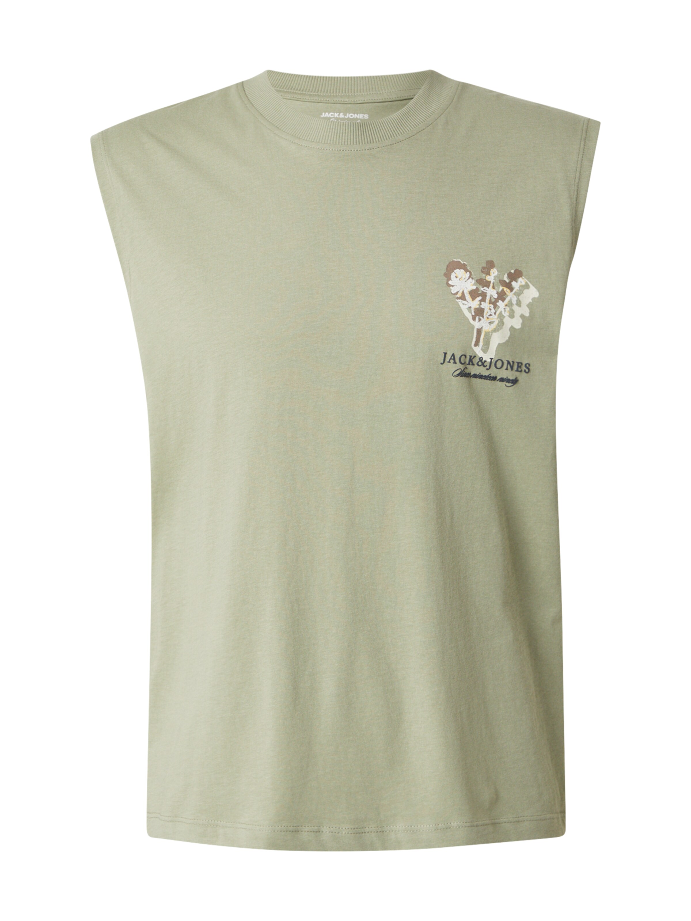 JACK & JONES Shirt 'JORMONTAUK' in Green: front