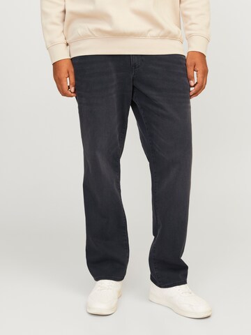Jack & Jones Plusregular Traperice 'JJIMIKE JJICON' - crna boja: prednji dio
