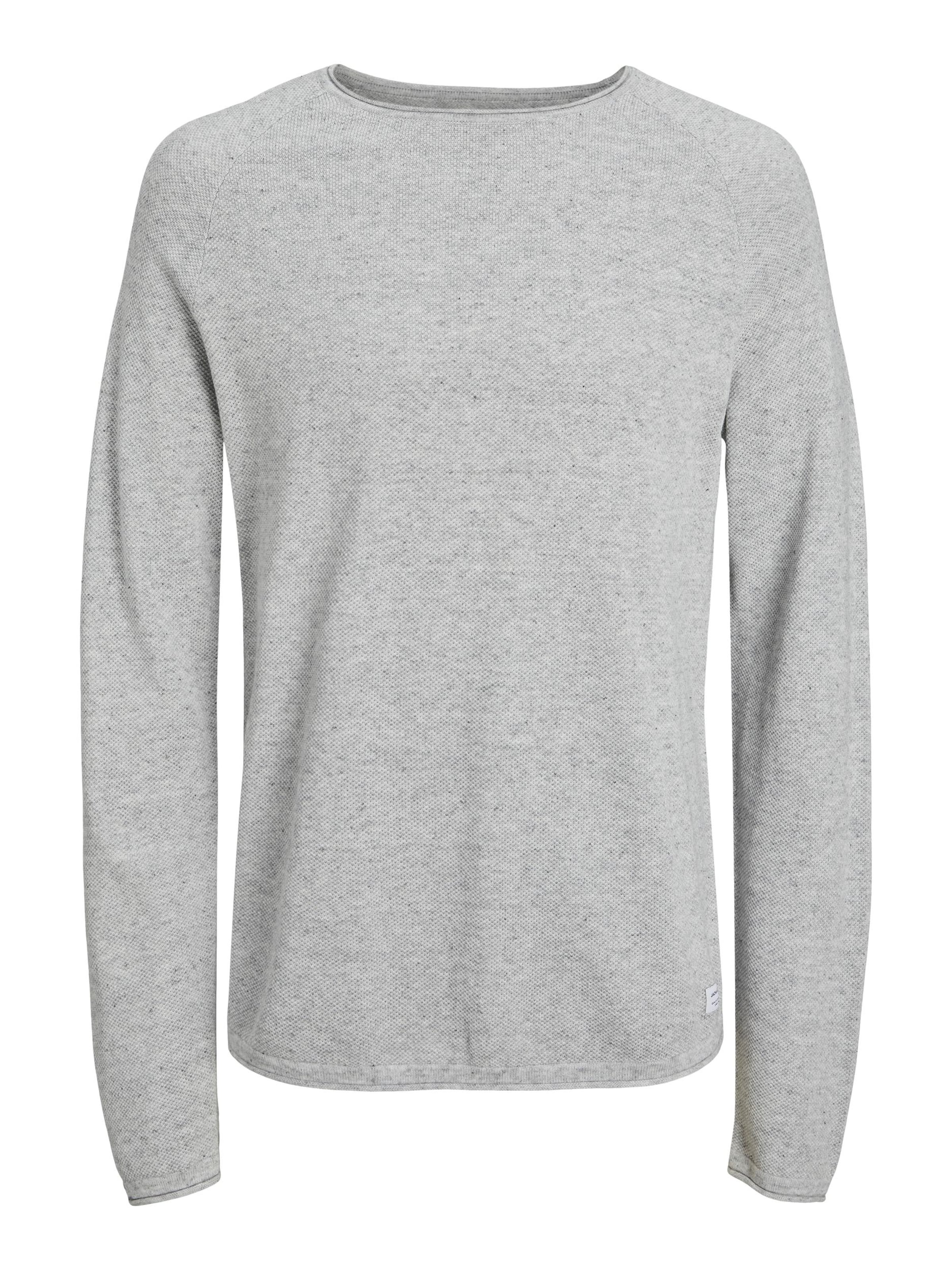 JACK & JONES Pullover 'HILL' in Grau: Vorderseite
