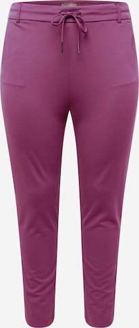 ONLY Carmakoma Regular Pants 'GOLDTRASH' in Purple: front