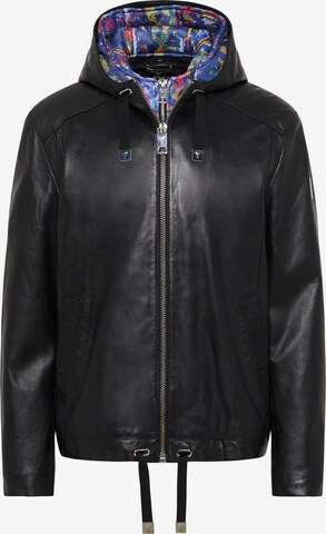 Carlo Colucci Between-Season Jacket 'DeMattia' in Black: front