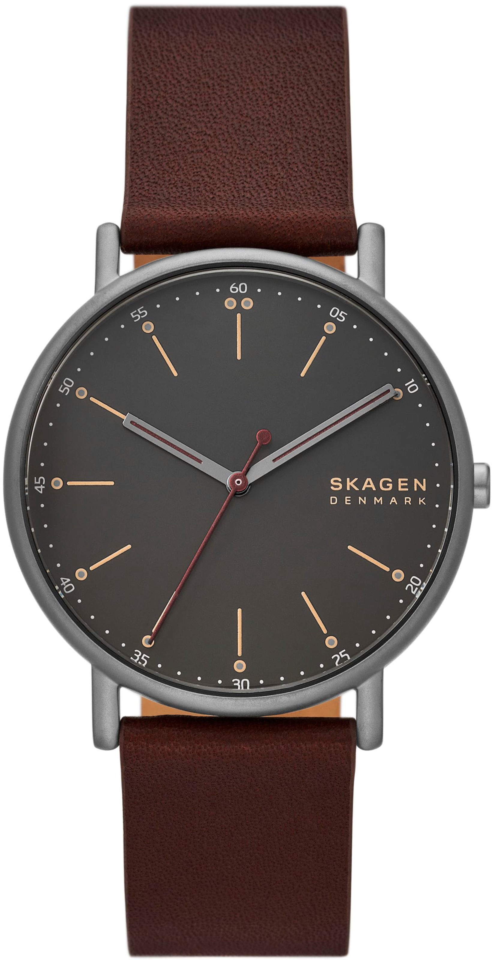 SKAGEN Analoguhr in Grau: Vorderseite