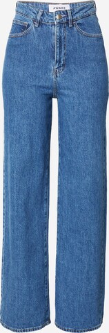 Wide leg Jeans 'REBECCA' de la Aware pe albastru: față