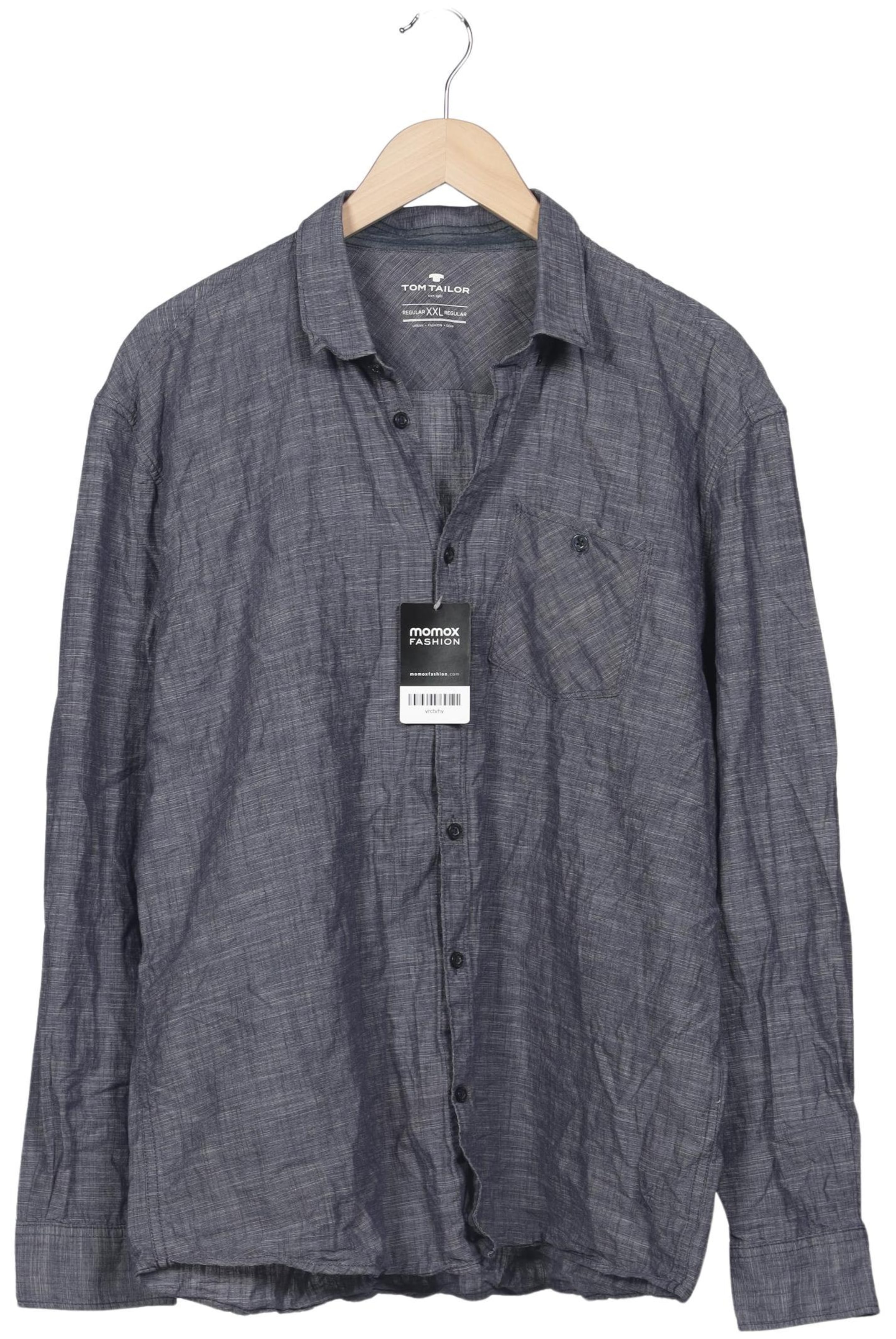 TOM TAILOR Hemd XXL in Blau: Vorderseite