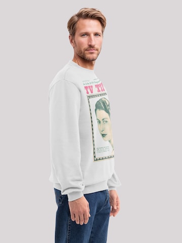 Sweat-shirt 'TV Times Queen Elizabeth II 1957 Cover' F4NT4STIC en blanc