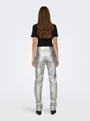 Regular Pantalon 'Jaci-Lilo' ONLY en argent