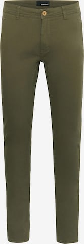 BLEND Chino Pants 'Natan' in Green: front
