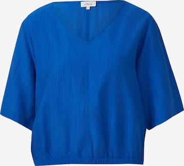 Chemisier s.Oliver en bleu : devant