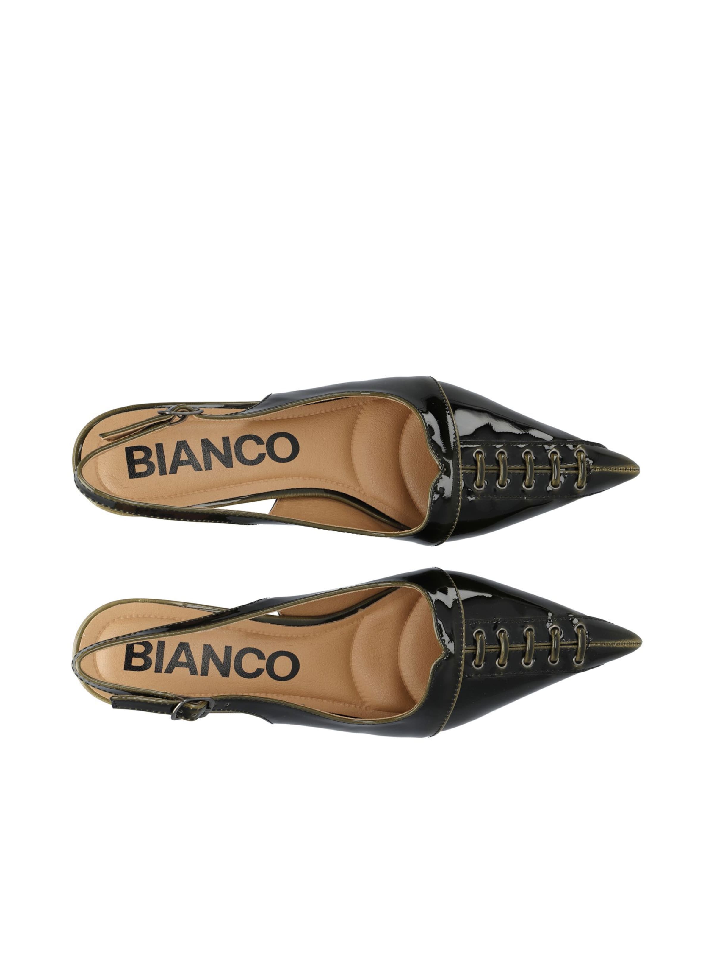 Décolleté sling 'KRISTIN ' di Bianco in verde