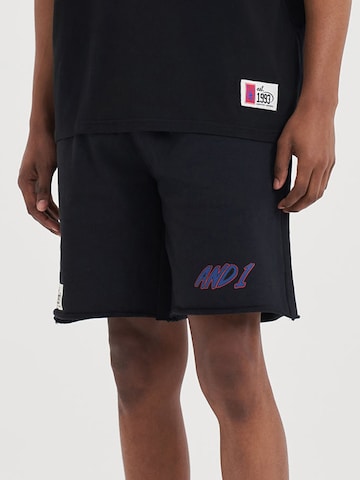 Loosefit Pantalon AND1 en noir : devant