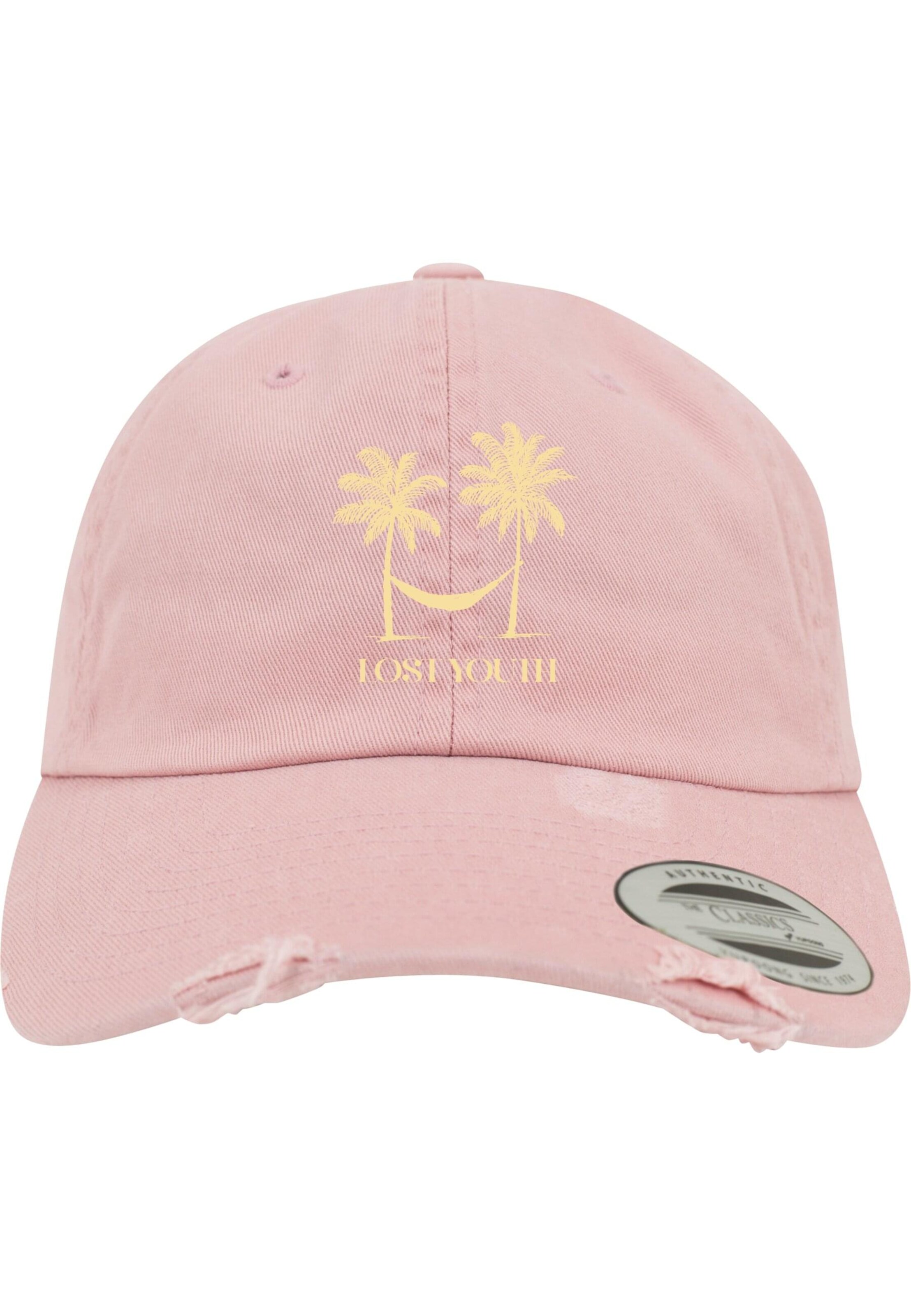 Cappello da baseball di Lost Youth in rosa: frontale