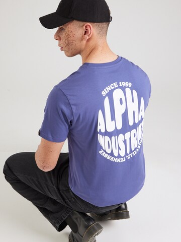 ALPHA INDUSTRIES Bluser & t-shirts i lilla: forside