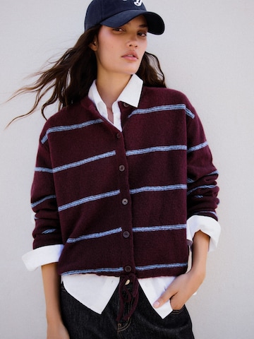 Cardigan Bershka en rouge : devant