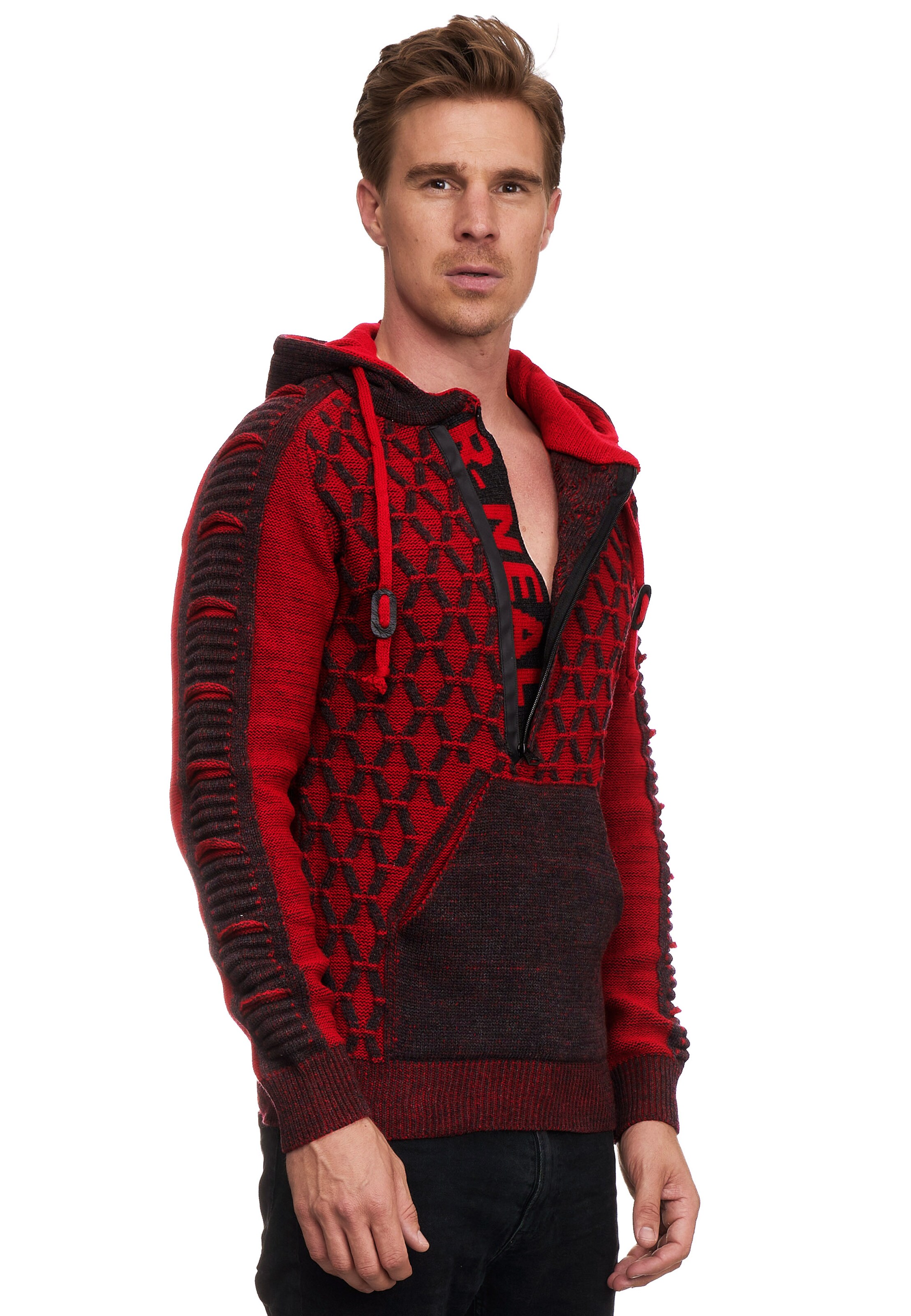 Rusty Neal Sweater in Red: front