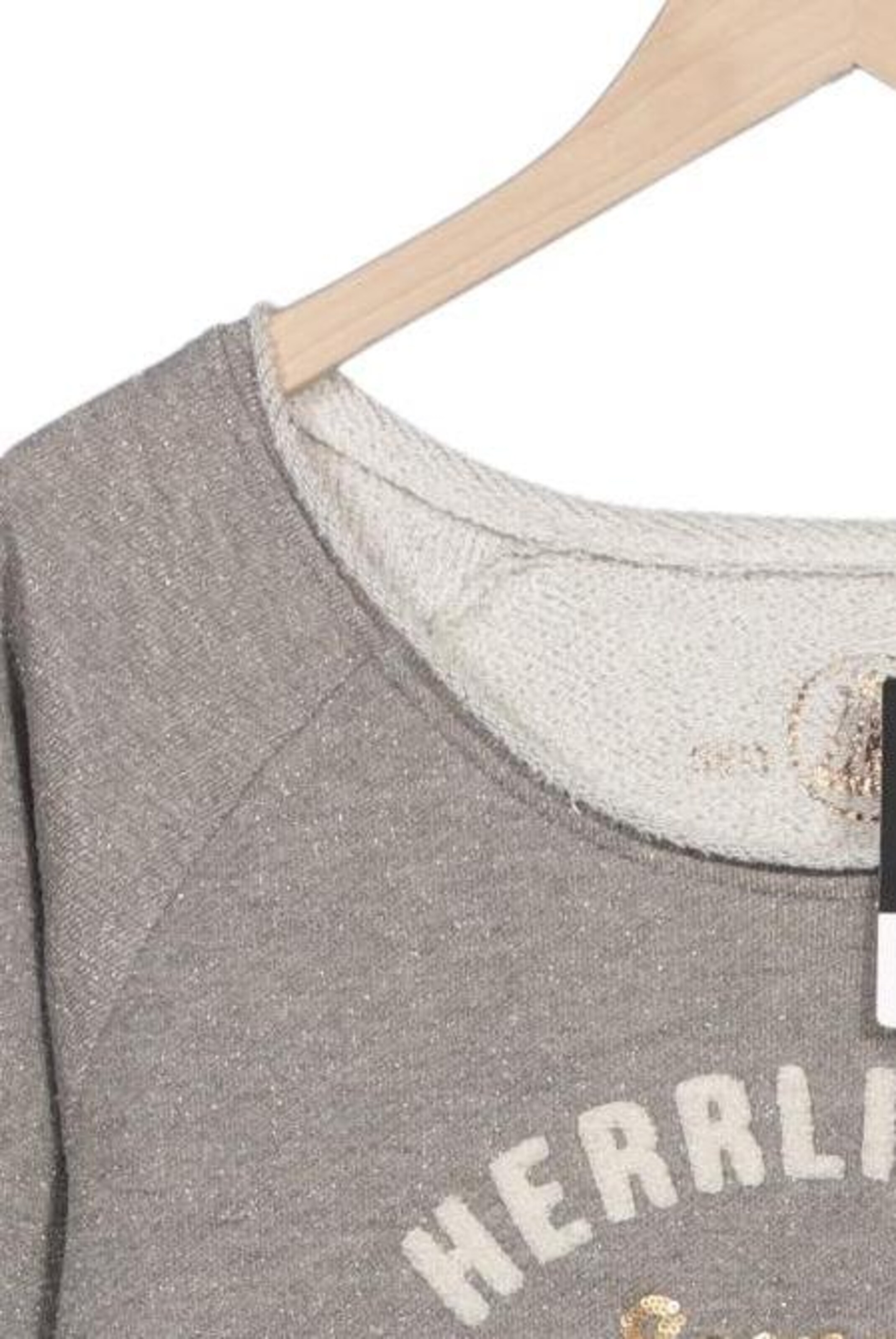 Herrlicher Sweatshirt & Zip-Up Hoodie in M in Grey
