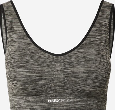 ONLY PLAY Sujetador deportivo en gris claro / gris moteado / negro, Vista del producto