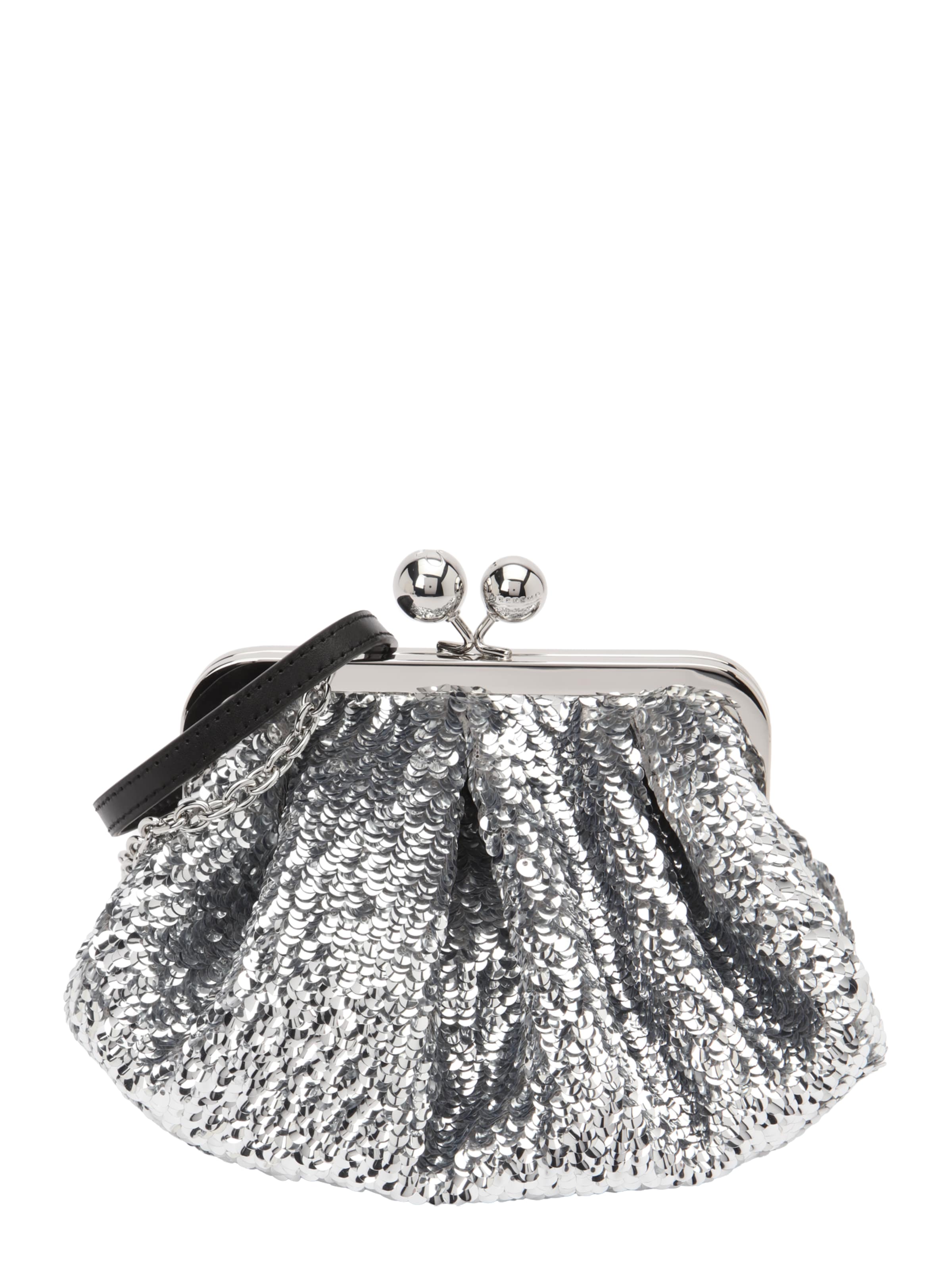 Weekend Max Mara Clutch 'KATARGA' in de kleur Zilver, Productweergave