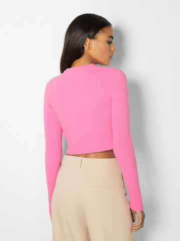 Bershka Sweater in Pink