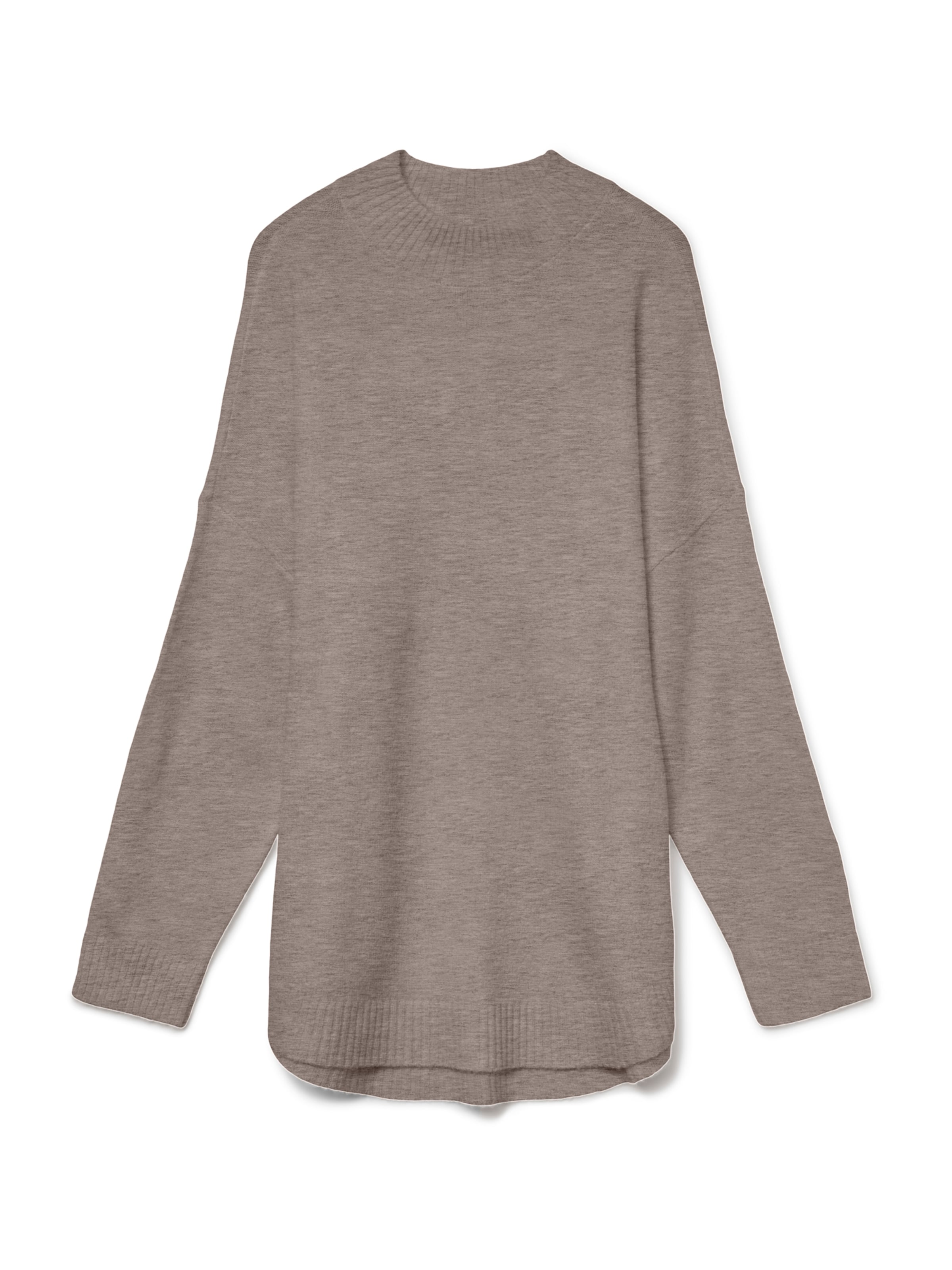 VERO MODA Sweater 'VMPLAZA' in Grey: front