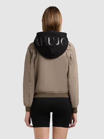 khujo Between-season jacket 'MEETS 2IN1' in Brown