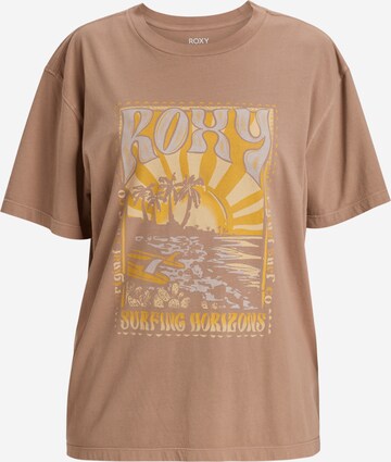 ROXY T-Shirt 'Sunny' in Braun: Vorderseite