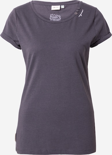 Ragwear T-Shirt 'Florah' in dunkelgrau / weiß, Produktansicht