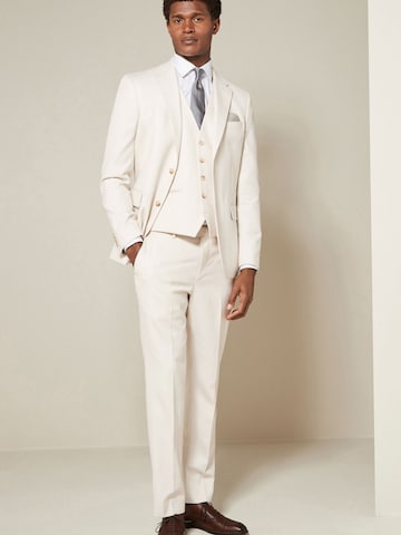 Next - Slimfit Pantalón de pinzas en beige
