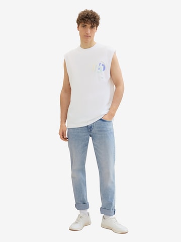 T-Shirt TOM TAILOR DENIM en blanc